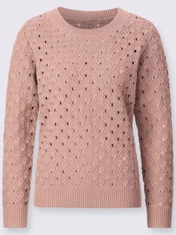 Pull ajouré motif ajouré intégral