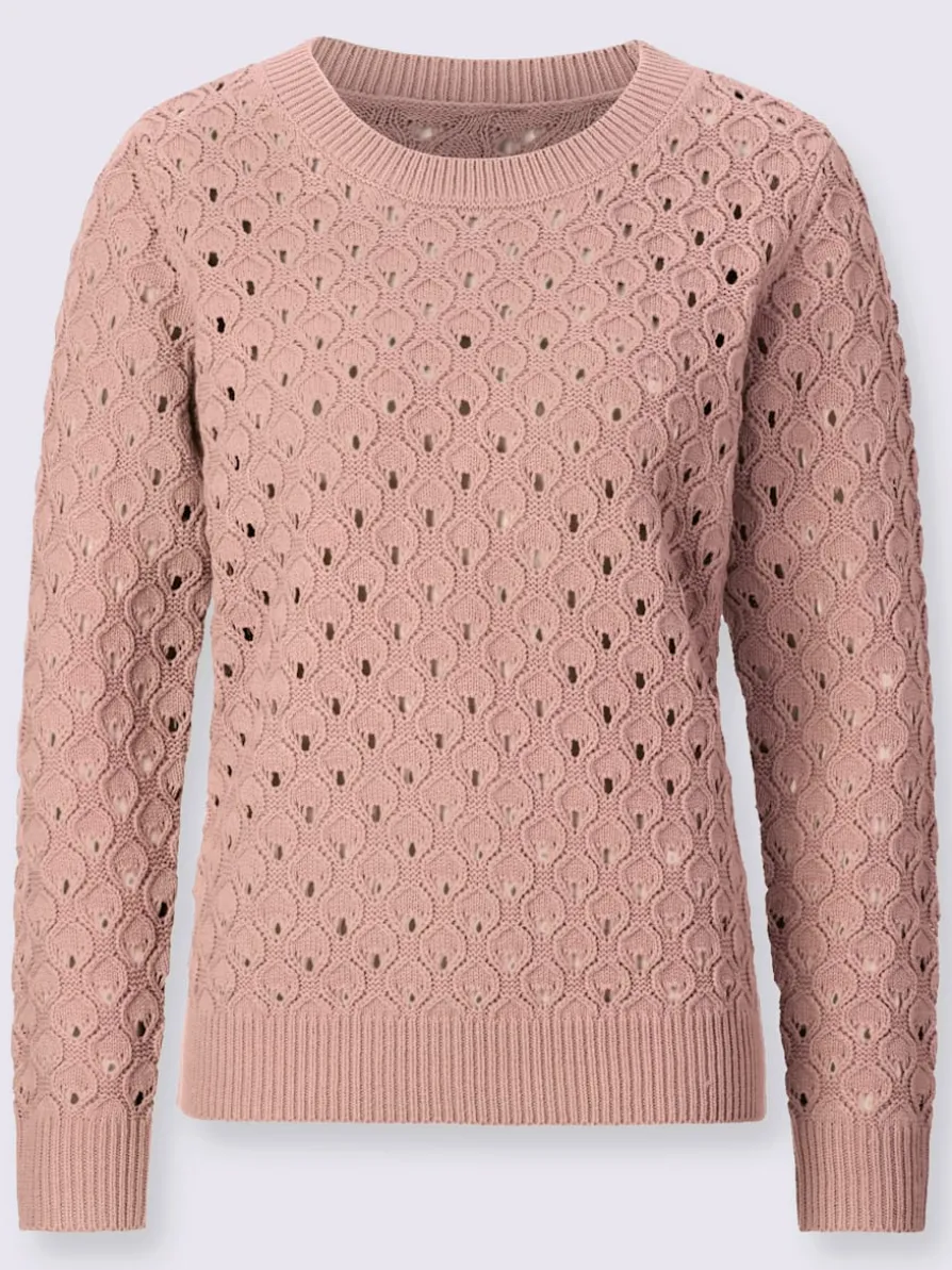 Pull ajouré motif ajouré intégral