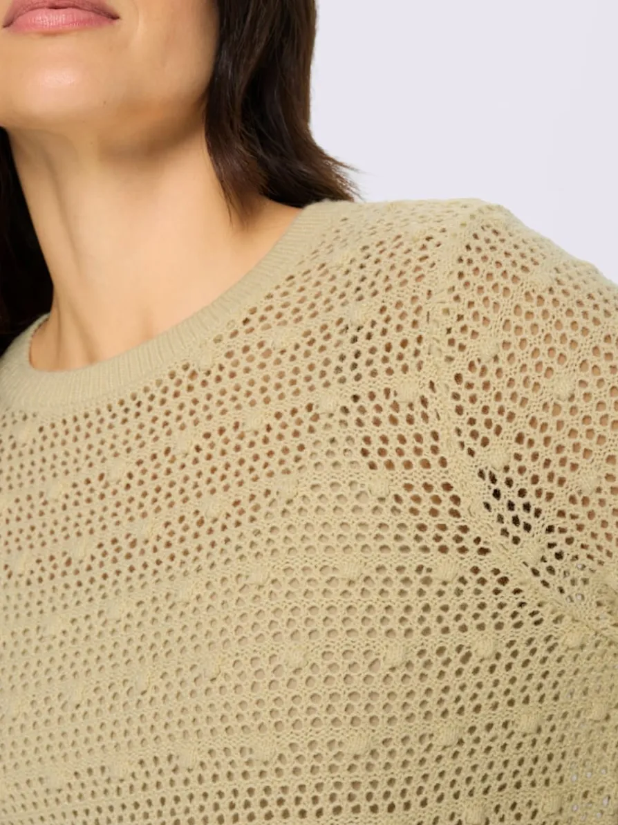 Pull ajouré motif ajouré léger