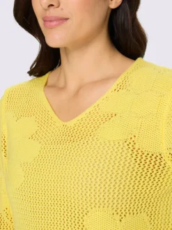 Pull ajouré motif ajouré léger
