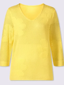 Pull ajouré motif ajouré léger