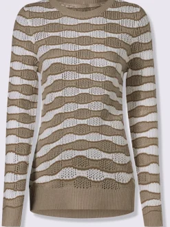 Pull ajouré motif ajouré léger