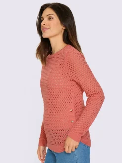 Pull ajouré motif ajouré léger
