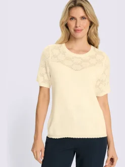 Pull ajouré superbe motif ajouré