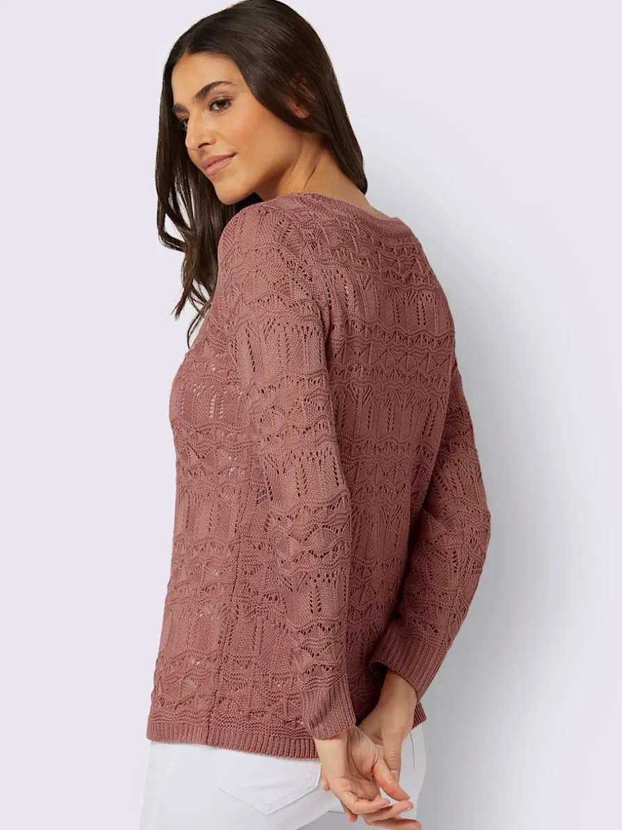 Pull ajouré superbe motif ajouré
