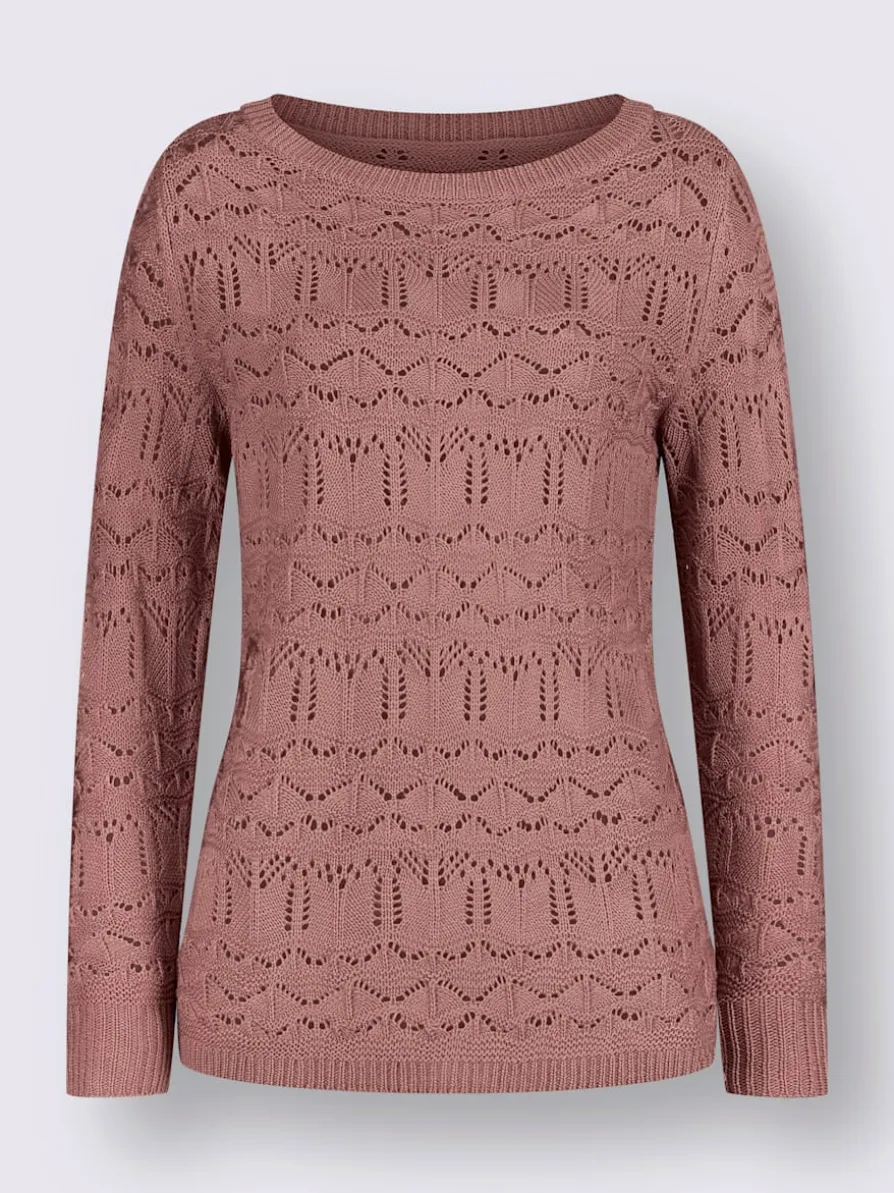 Pull ajouré superbe motif ajouré