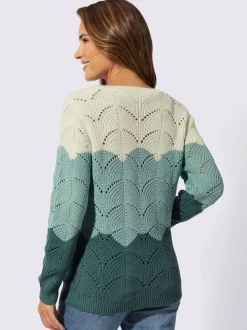 Pull ajouré tricot ajouré