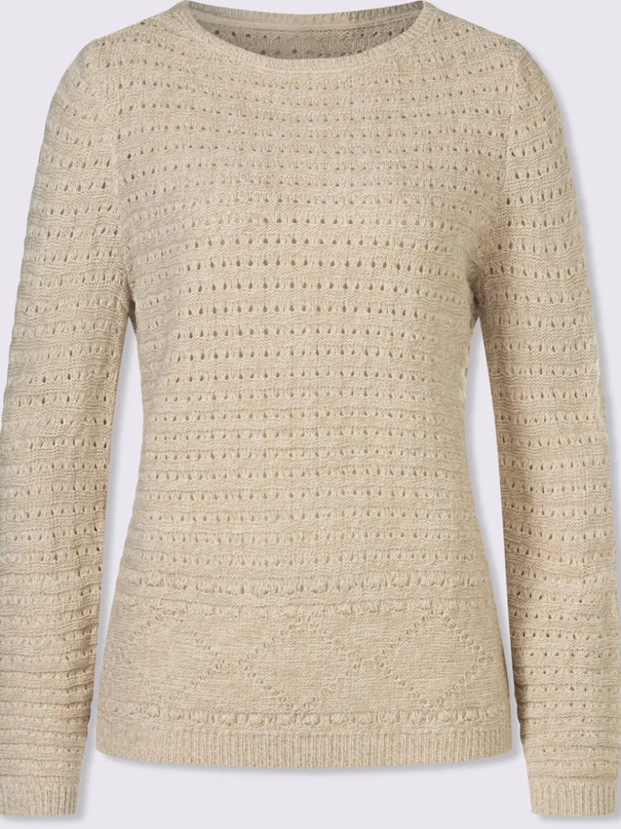 Pull ajouré tricot ajouré