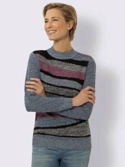 Pull bouclé col montant chaud