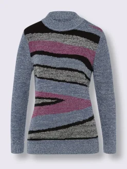 Pull bouclé col montant chaud
