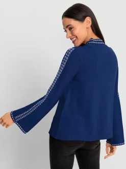 Pull à col montant 50% coton