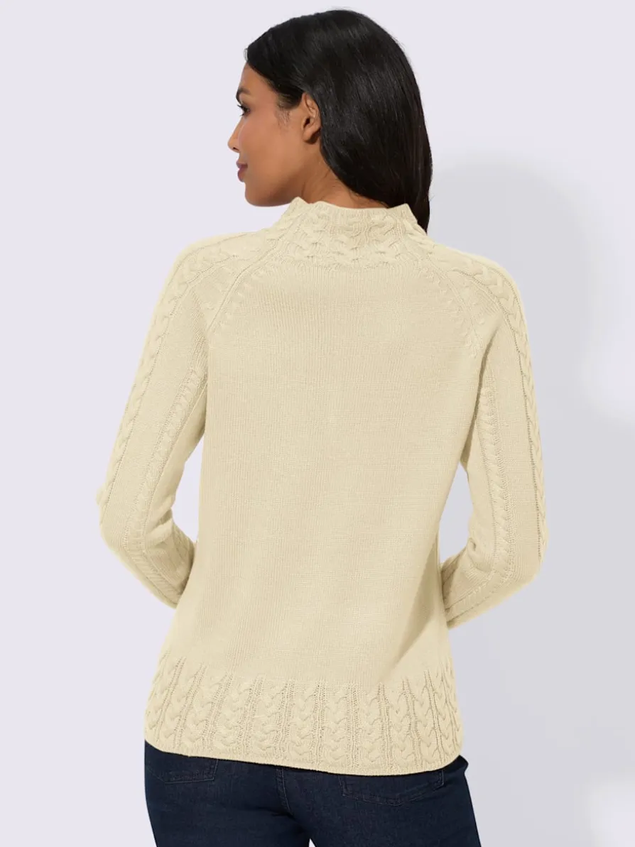 Pull à col montant doux et moelleux