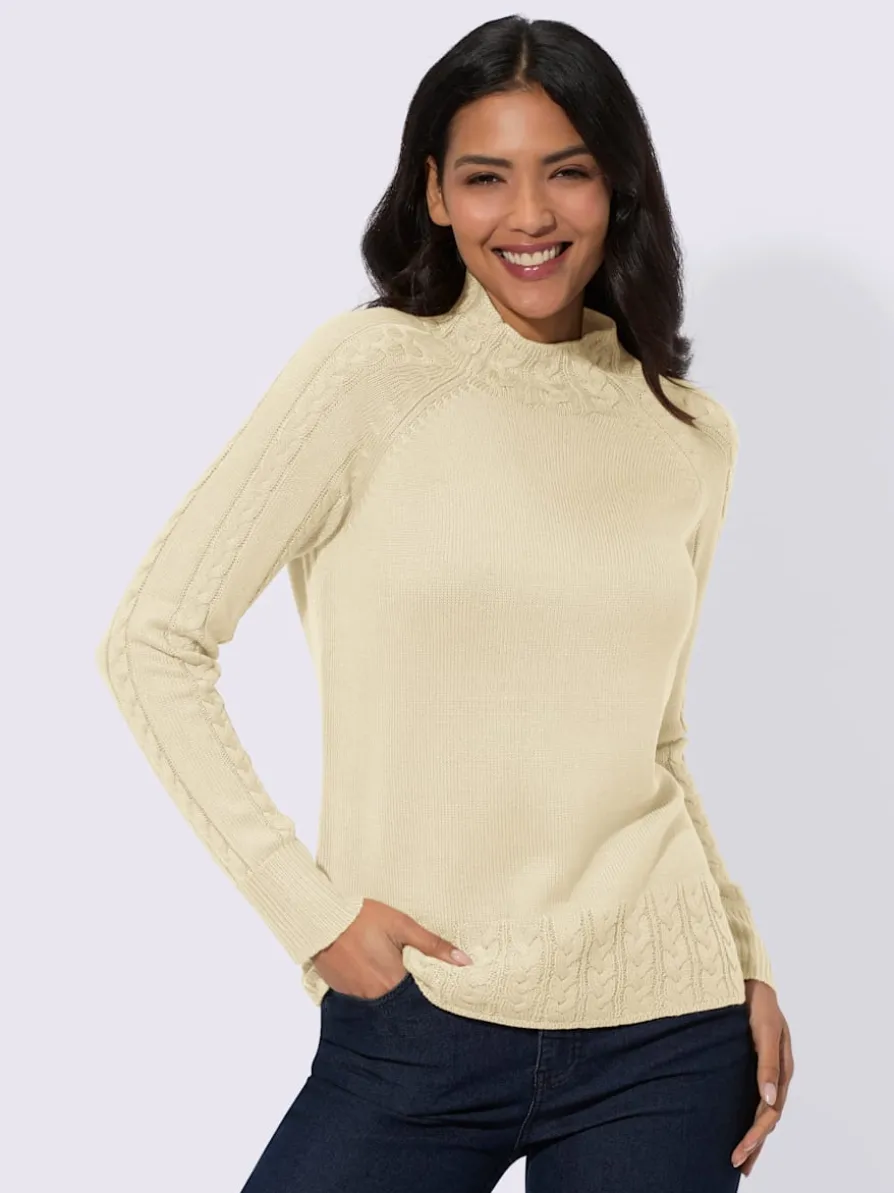 Pull à col montant doux et moelleux