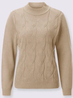 Pull à col montant toucher doux
