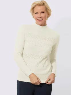 Pull à col montant 50% viscose (ecovero)