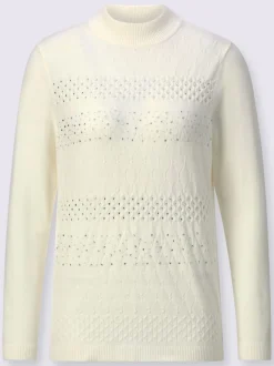 Pull à col montant 50% viscose (ecovero)