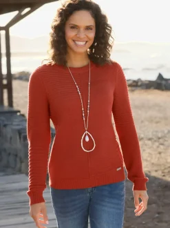 Pull encolure ronde 50% coton