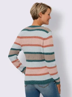 Pull encolure ronde maille chenille douce
