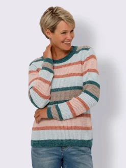 Pull encolure ronde maille chenille douce