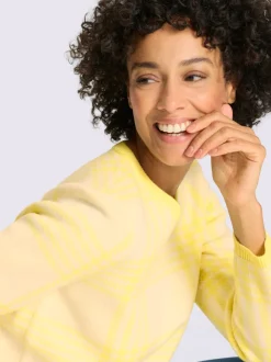 Pull encolure ronde superbe tricot jacquard