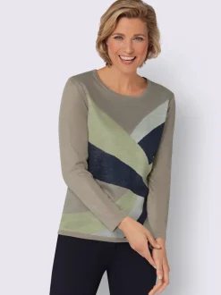 Pull jacquard tricot jacquard devant