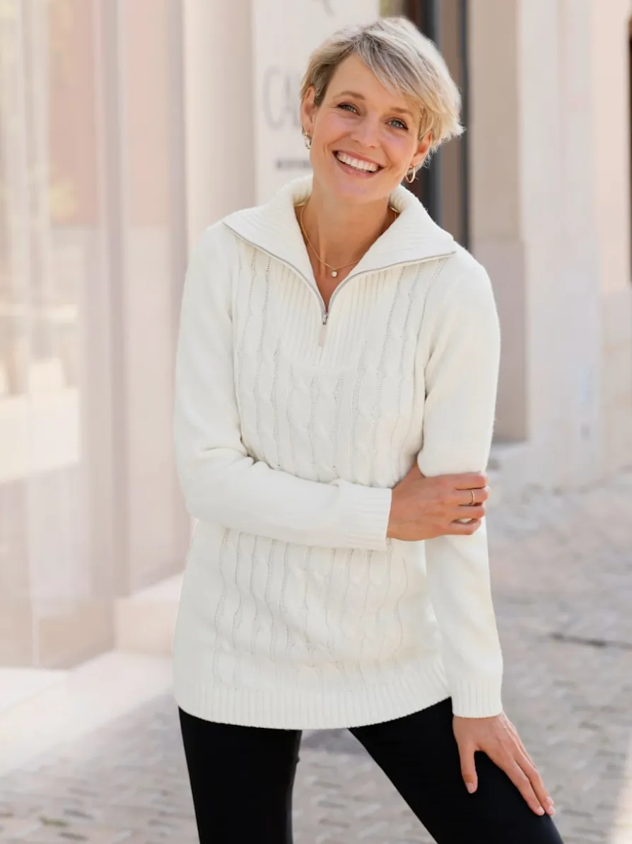 Pull long col camionneur