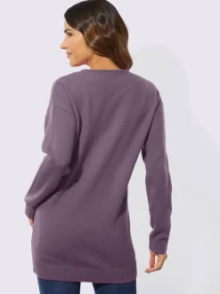 Pull long encolure en v affinante