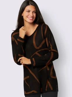 Pull long jolie coupe longue moderne