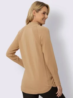Pull long pur coton
