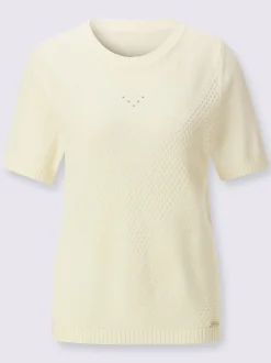 Pull à manches courtes 50% coton
