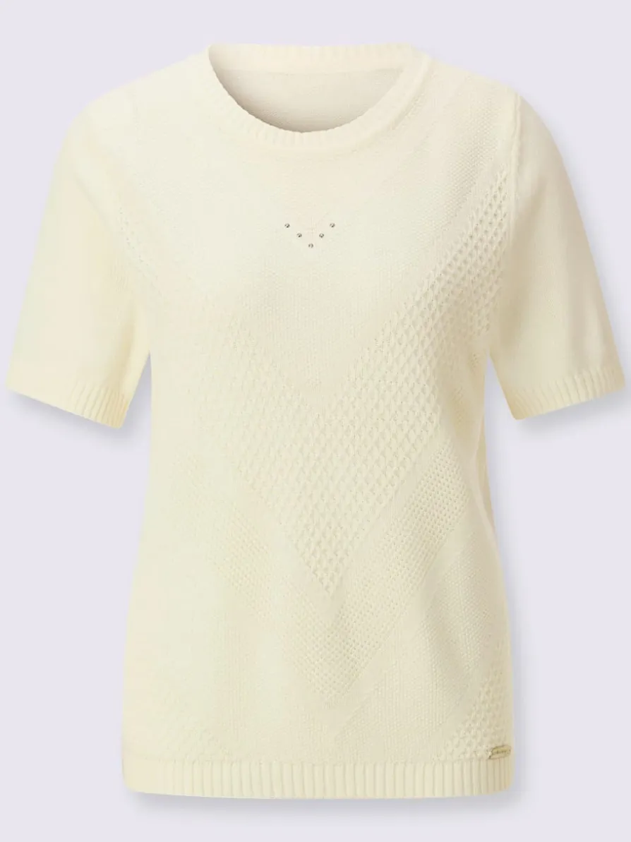 Pull à manches courtes 50% coton