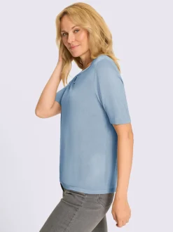Pull à manches courtes pure viscose