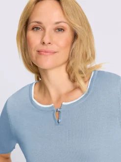 Pull à manches courtes pure viscose