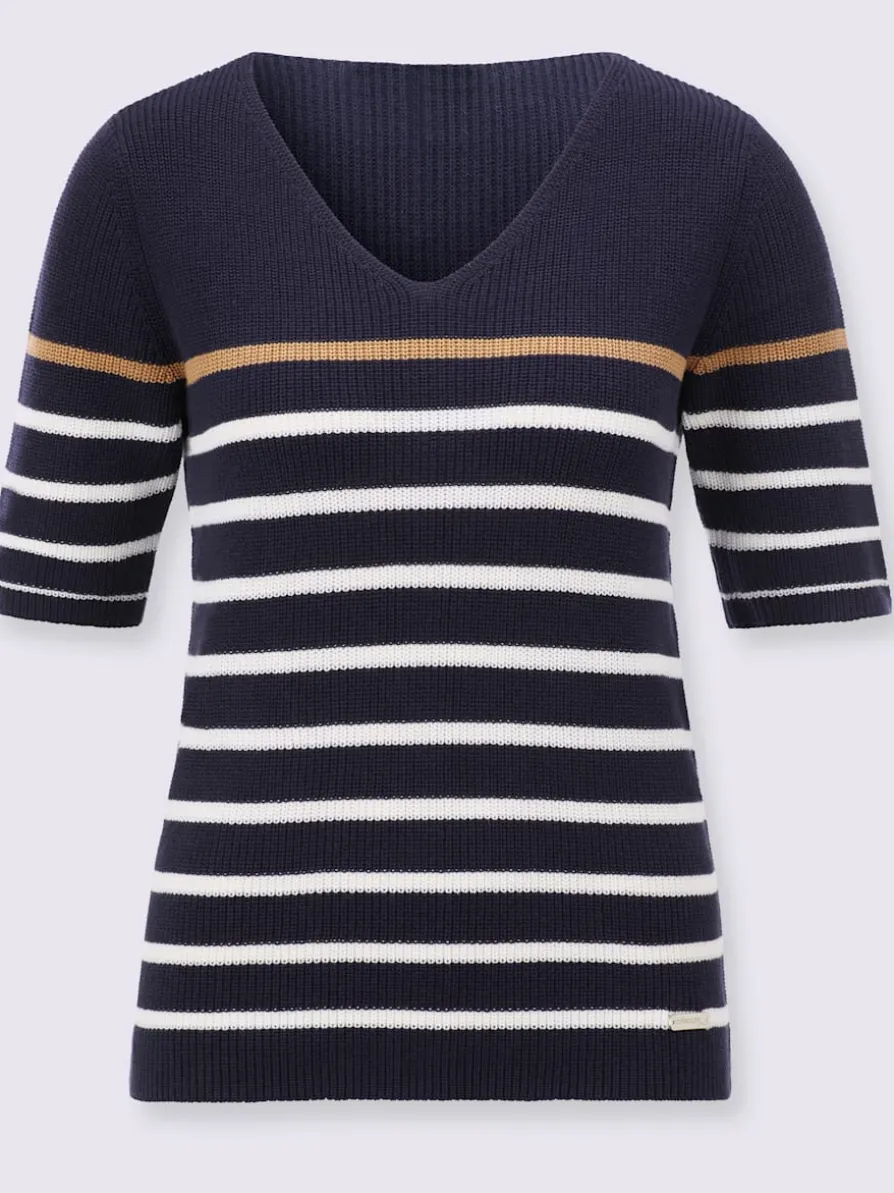 Pull à manches courtes toucher doux