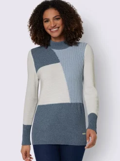 Pull à manches longues 50% coton