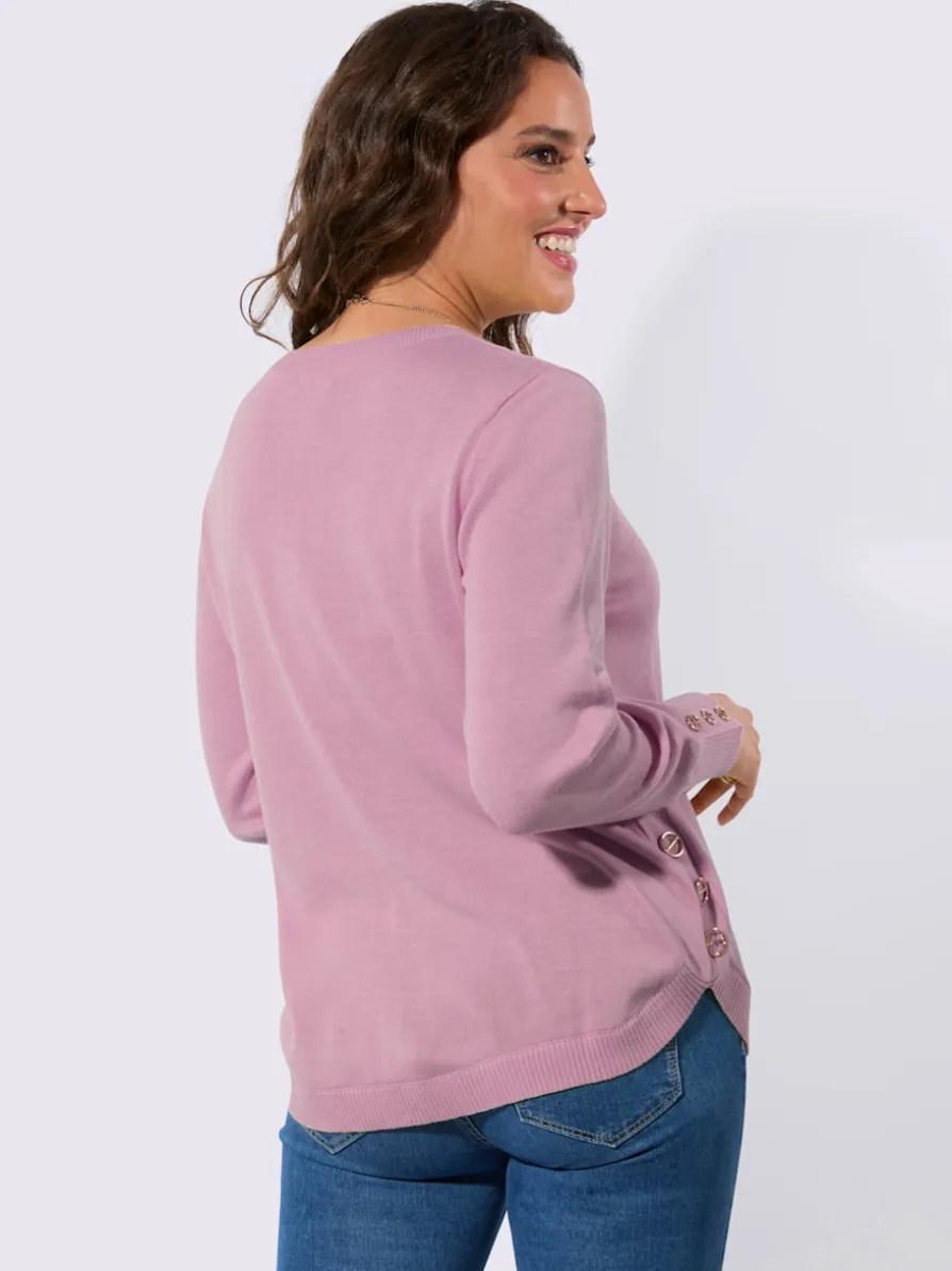 Pull à manches longues 50% coton