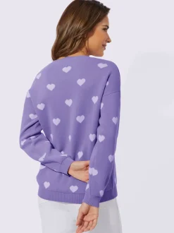 Pull à manches longues pur coton