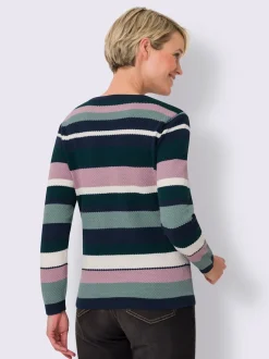 Pull à rayures rayures tendance