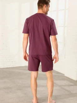 Pyjama court jersey fin
