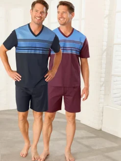 Pyjama court jersey fin