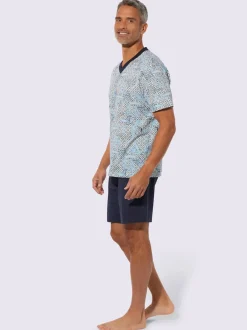 Pyjama court jersey fin