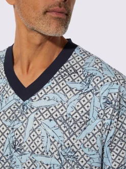 Pyjama court jersey fin