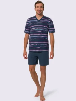 Pyjama court jersey fin