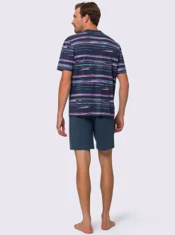 Pyjama court jersey fin