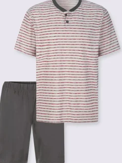 Pyjama court jersey fin