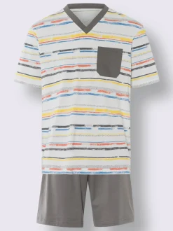 Pyjama court jersey fin