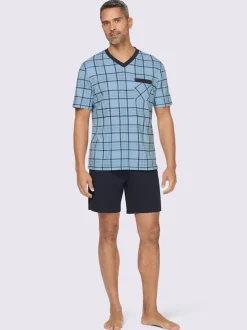 Pyjama court jersey fin