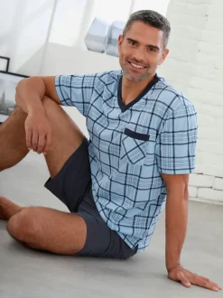 Pyjama court jersey fin