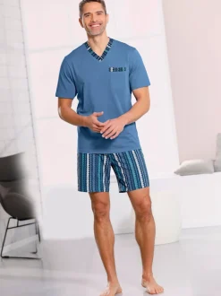 Pyjama court jersey fin