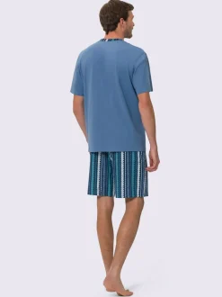 Pyjama court jersey fin